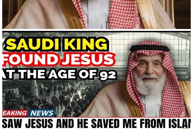 92-Year-Old Saudi Royal Patriarch Goes Viral for His Baptism